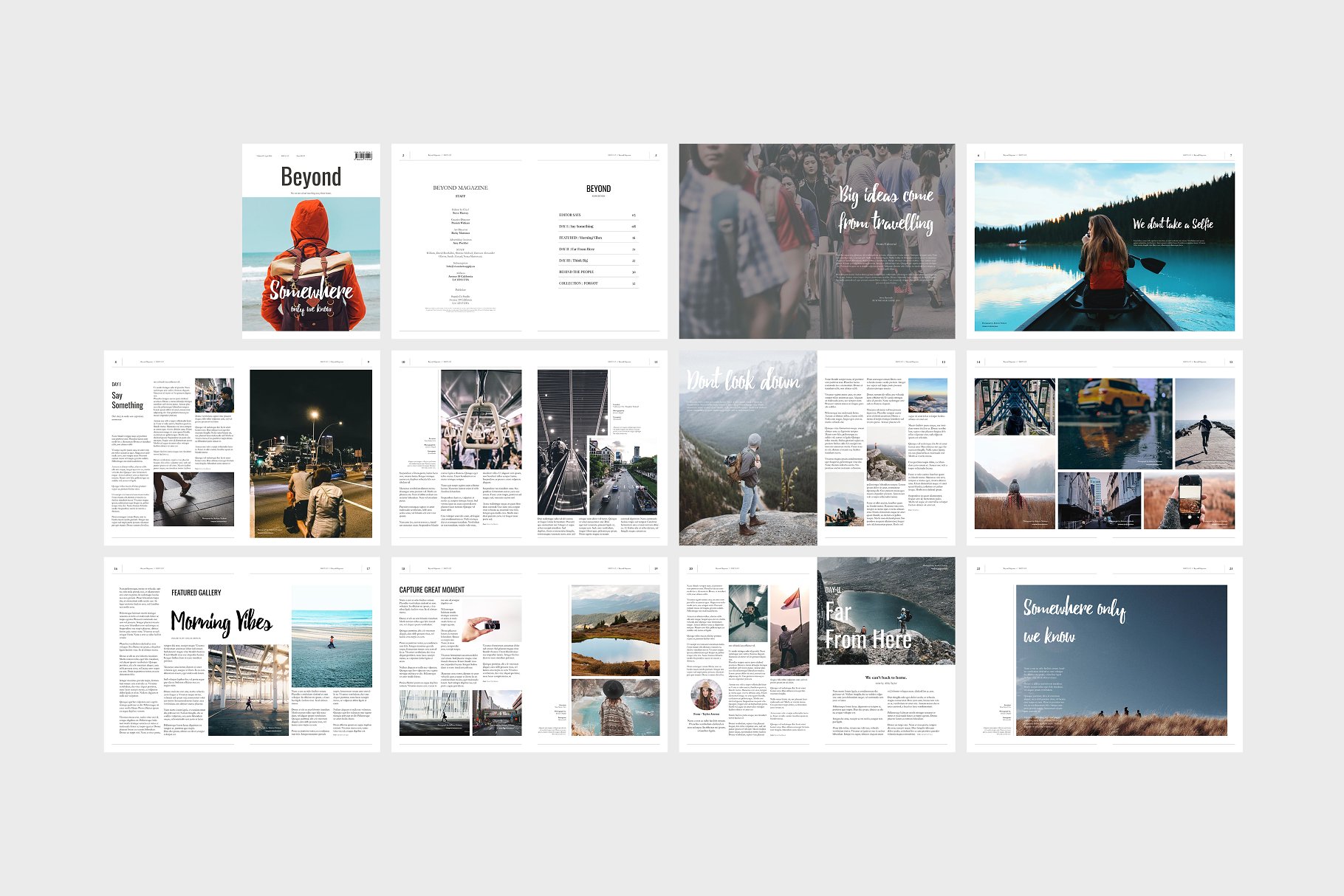 旅游杂志模版beyondmagazine